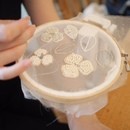 オートクチュールビーズ刺繍教室millefleurの講座の風景