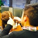 東京キッズヘアアレンジ　miniの講座の風景