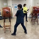 町田八丈太鼓教室の講座の風景