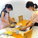 現役パティシエが教えるおうちで再現できるケーキ教室の講座の風景