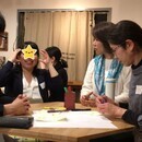 疎通の課題を解決する教室の講座の風景