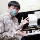 かさやん音楽塾　作編曲　キーボード　音楽理論の講座の風景