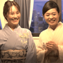 和洋折衷新たな学び！着付けとワイン学びませんか！？の講座の風景