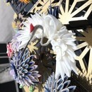 つまみ細工で楽しい時間を過ごしましょう‼︎の講座の風景