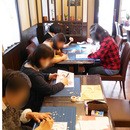 切り絵ワークショップ　初心者でも安心の講座の風景