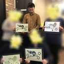 切り絵ワークショップ　初心者でも安心の講座の風景