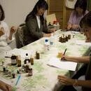 アロマリフレクソロジー・足ツボ・アロマテラピーの講座の風景