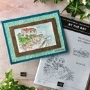インクとスタンプで自由に描く！誰でも簡単に絵が完成の講座の風景