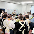 美爪講座！健康的な美爪に導くケアの講座の風景