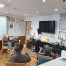 美爪講座！健康的な美爪に導くケアの講座の風景