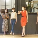 モデル流ウォーキングレッスン！Allesbitteの講座の風景