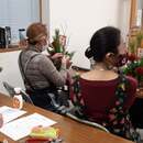 暮らしを彩るお花の教室〈ライフブルーム〉の講座の風景