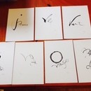 アート書道教室「スタジオメイリーズ」の講座の風景