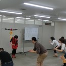 「心で感じる、身体で理解する」気功教室の講座の風景