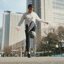 未経験・初心者のフリースタイルフットボール体験教室の講座の風景