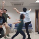 即興のコメディーは誰でも楽しめる最高のツールですの講座の風景