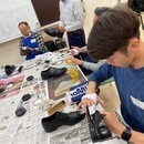 ダンディコダカの”誰でも出来る”簡単靴磨き講座の講座の風景