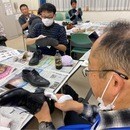 ダンディコダカの”誰でも出来る”簡単靴磨き講座の講座の風景