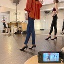 姿勢と歩き方で変わるシルエットの講座の風景