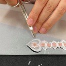 ホワイトペーパークラフトの講座の風景