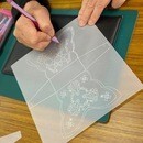 ホワイトペーパークラフトの講座の風景