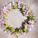 季節のお花でレイメイキングの講座の風景