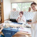 麻✖︎天然石！の講座の風景