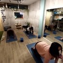 女性のリズムを整えるヨガ🧘‍♀️🍃の講座の風景