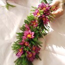 季節のお花でレイメイキングの講座の風景