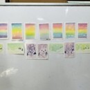 誰でも簡単に絵が描ける３色パステルアート♪の講座の風景