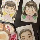 似顔絵の基本に忠実に『ゆる〜く』絵を教えますの講座の風景