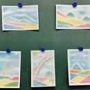 誰でも簡単に絵が描ける３色パステルアート♪の講座の風景