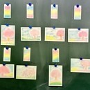 誰でも簡単に絵が描ける３色パステルアート♪の講座の風景