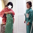 大人のためのプライベート着付け教室の講座の風景