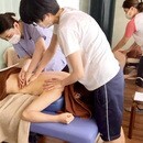 人から人へ手のぬくもりで繋ぐ心と体のトリートメントの講座の風景