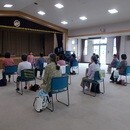 早起き健康習慣が身につくヨガとヨガ哲学で人生豊かにの講座の風景