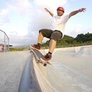 目指せオリンピック選手スケートボード初心者レッスンの講座の風景