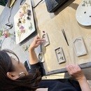 F1揺らぎでリラックス。大人のキャンドル教室の講座の風景