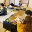 人物スケッチ会・飾れるフラワーデッサン教室　主催の講座の風景
