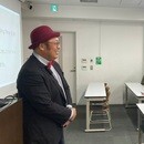 現役お笑い芸人と対面で楽しむ、学ぶワークショップの講座の風景