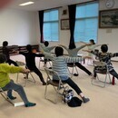 ウエスト➖5㎝ヨガ！いつまでも美し40．50代の講座の風景