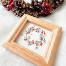 自分のための癒しの時間＊刺繍オンラインレッスンの講座の風景