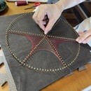 不器用さんでも大丈夫！糸掛曼荼羅りん®️教室の講座の風景