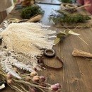 ドライフラワーで日々の彩りを！ドライフラワー教室の講座の風景