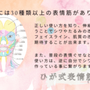 マイナス10歳を目指す！表情筋ヨガ💚の講座の風景