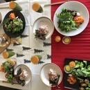 グルテンフリーで体質改善！ローフード料理教室の講座の風景
