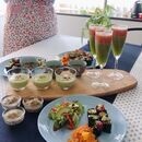 グルテンフリーで体質改善！ローフード料理教室の講座の風景
