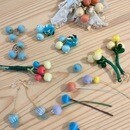 基礎から学べる刺繍とダーニングレッスンの講座の風景