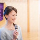 現役アナウンサーの幸せトーク術の講座の風景