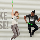 アメリカ発！ドラムスティック使う新感覚フィットネスの講座の風景